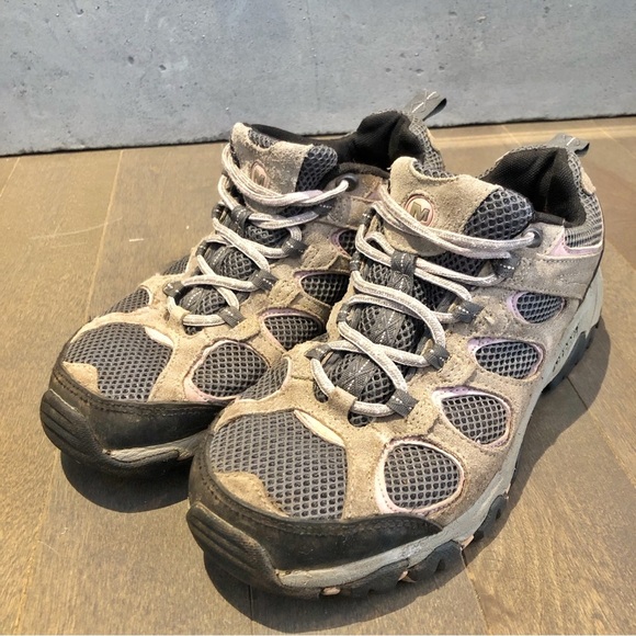 MERRELL Outdoor Hiking Grey & Pink Sneakers Trainers Winter Shoes Women US 7. - Picture 12 of 12